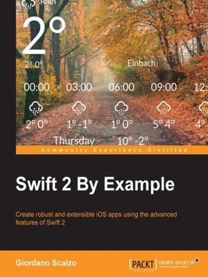 cover image of Swift 2 By Example